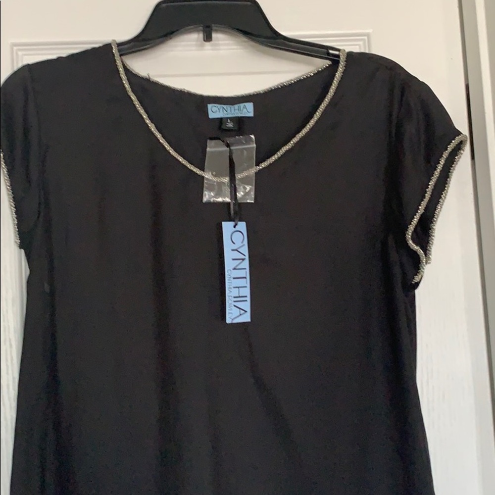 Cynthia Rowley True Black Blouse